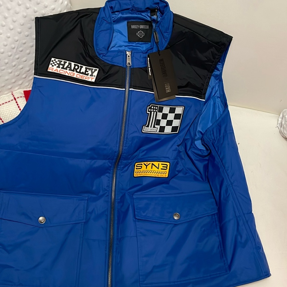 Harley Davidson men vest brand new with tags